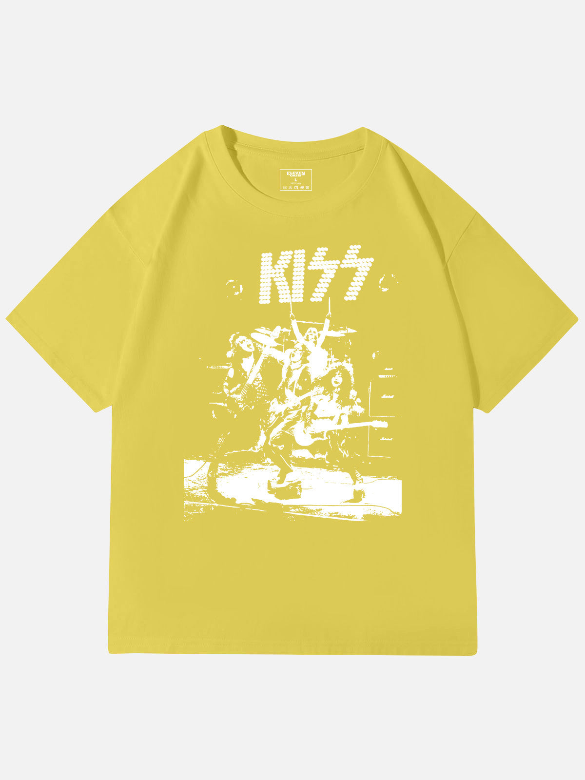KISS Vintage Concert Band Cotton T-Shirt Eleven Oasis