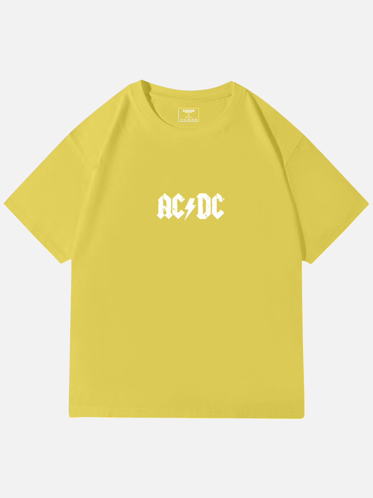 AC/DC Highway to Hell Rock Hand Vintage Band Cotton T-Shirt Eleven Oasis