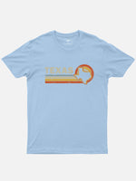 Retro Texas Sunset Cotton T-Shirt Eleven Oasis