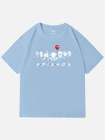 Horror Friends Mashup Ghost Cotton T-Shirt Eleven Oasis