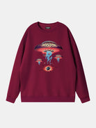 Boston Spaceship Vintage Band Sweatshirt Eleven Oasis