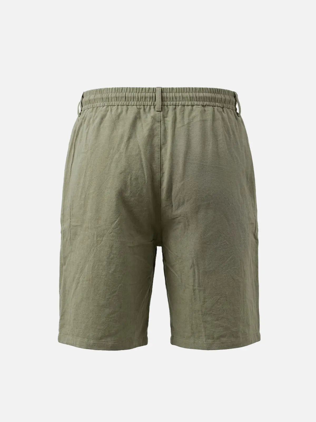 Men's Linen Cotton Blend Drawstring Shorts Eleven Oasis