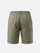 Men's Linen Cotton Blend Drawstring Shorts Eleven Oasis