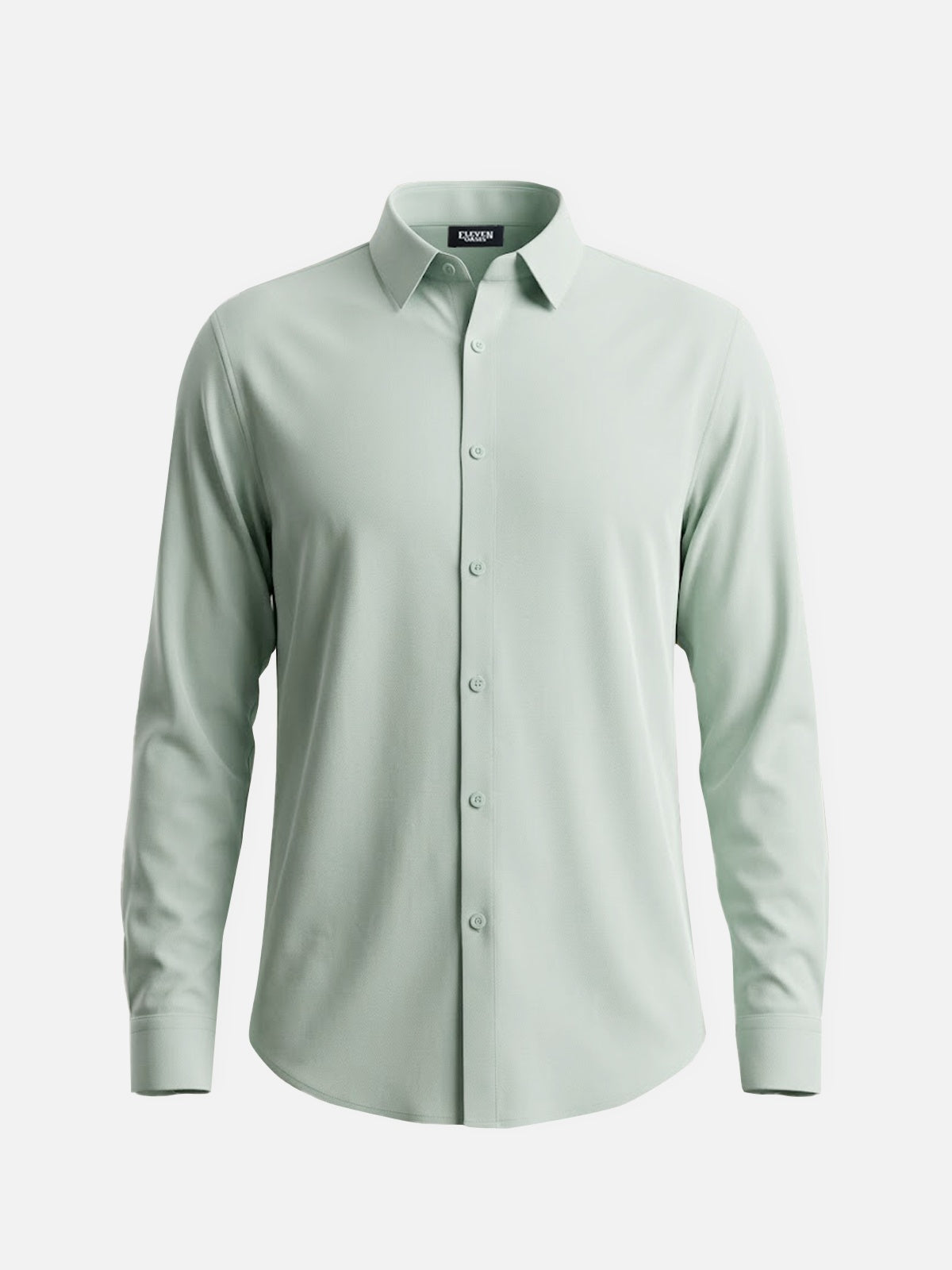 Men's Classic Solid Slim Fit Long Sleeve Shirt Eleven Oasis