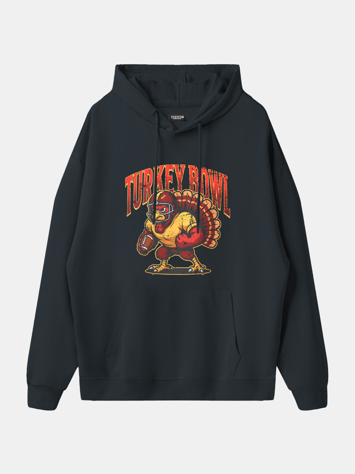 Turkey Bowl Thanksgiving Hoodie Eleven Oasis