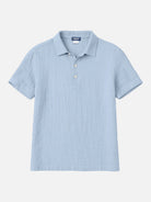Men's Linen Blend Polo Shirt Eleven Oasis