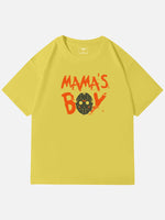 Mama's Boy Horror Graphic Cotton T-Shirt Eleven Oasis