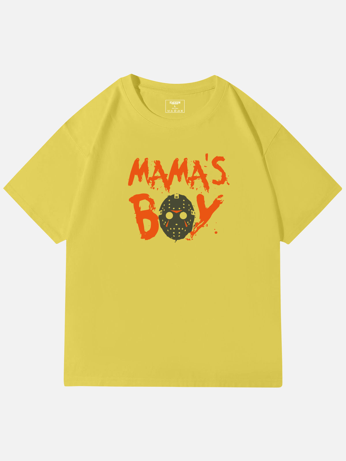 Mama's Boy Horror Graphic Cotton T-Shirt Eleven Oasis