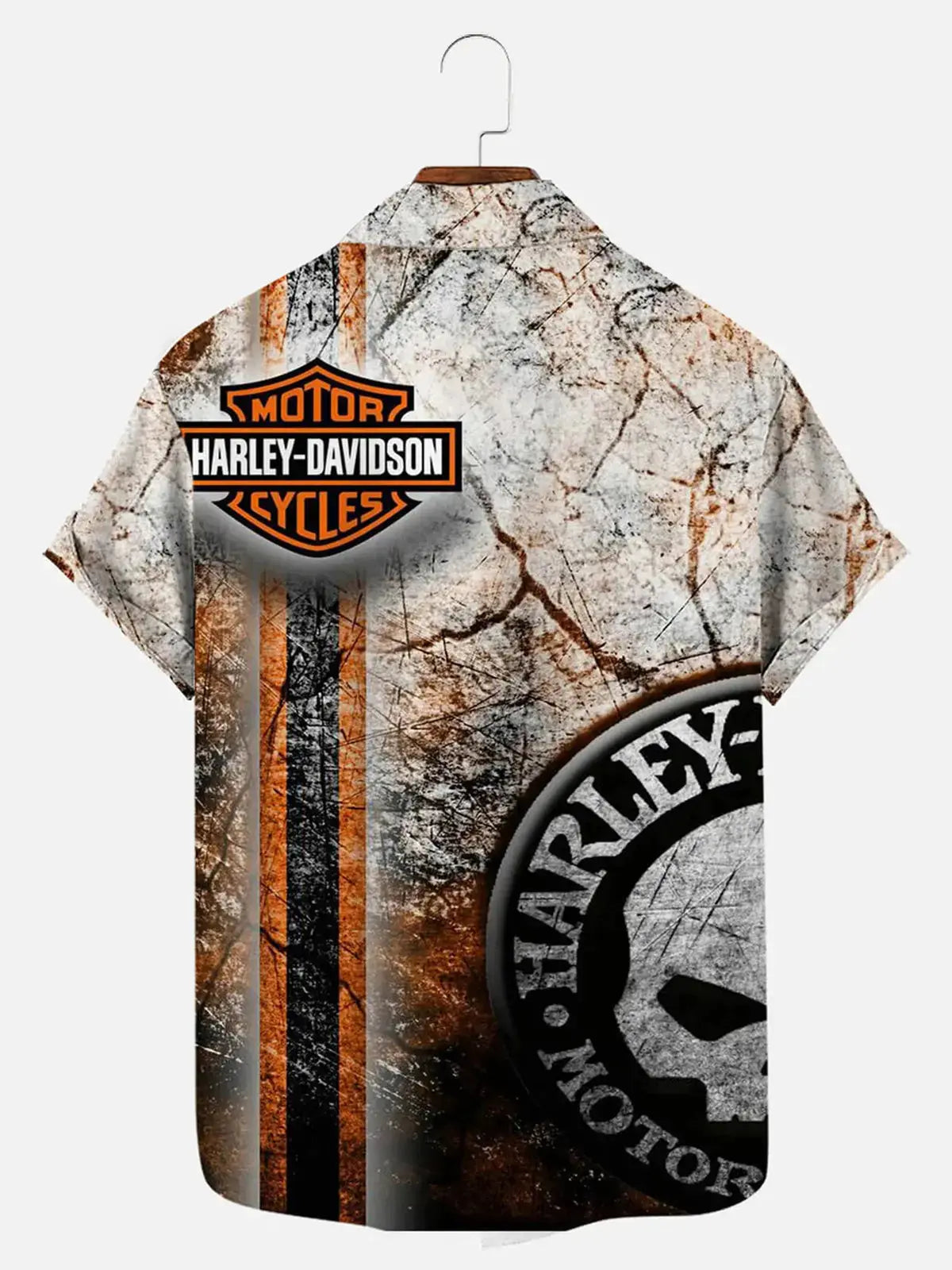 Tall Motorcycle Print Men's Short Sleeve Shirt, mens short sleeve shirts?¨º?big and tall mens shirts?¨º?short sleeve shirts for men?¨º?mens 4xl shirts?¨º?casual short sleeve shirts