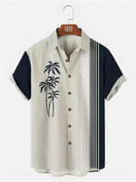 Men's Aloha Vibe Vacay Style Lapel Casual Chic ShirtMens short sleeve shirts Big and tall Mens shirts Short sleeve shirts for men Mens 4xl shirts Casual short sleeve shirts