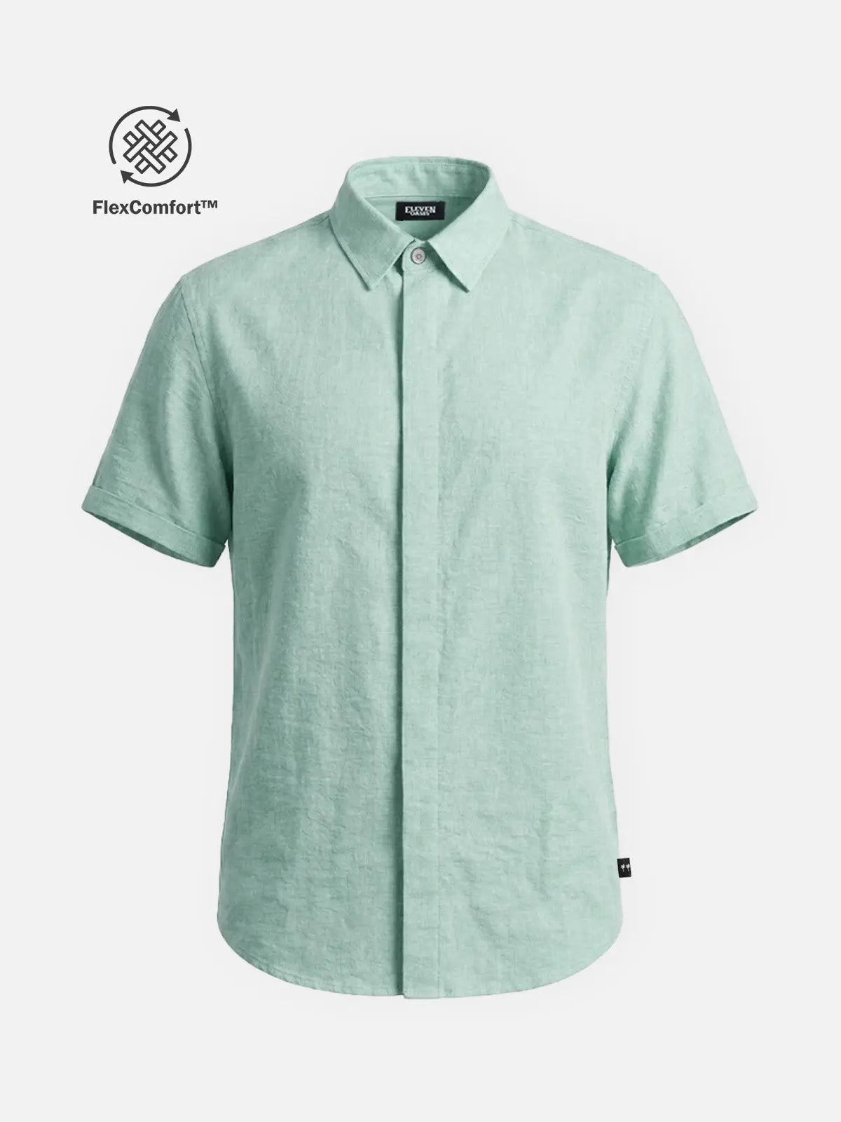 Men's FlexComfort™ Classic Short Sleeve Shirt ElevenOasis