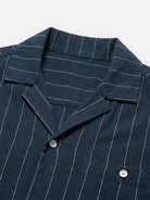 Men's Classic Pinstripe Slim Fit Short Sleeve Shirt Eleven Oasis