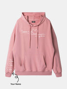 Custom Heart Sleeve Hoodie Eleven Oasis