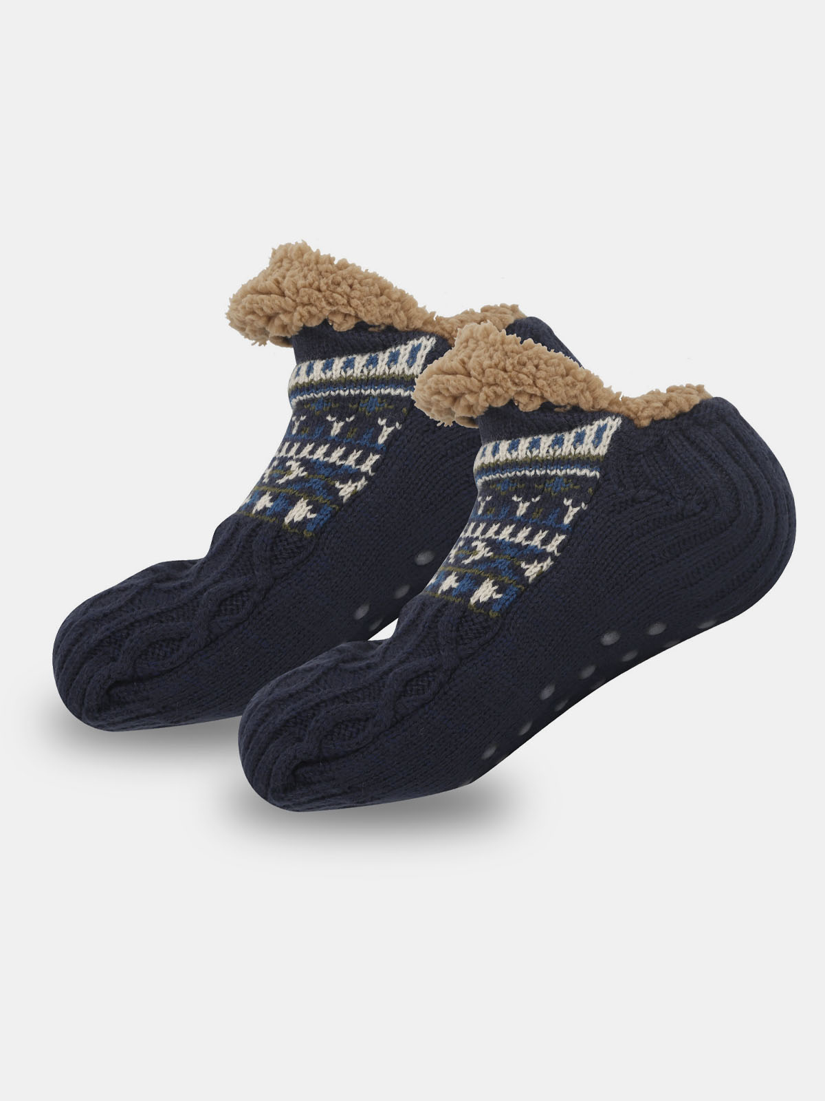 Cable Knit Indoor Slipper Socks Eleven Oasis
