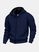 Men's Classic Everyday Zip-Up Hoodie Eleven Oasis