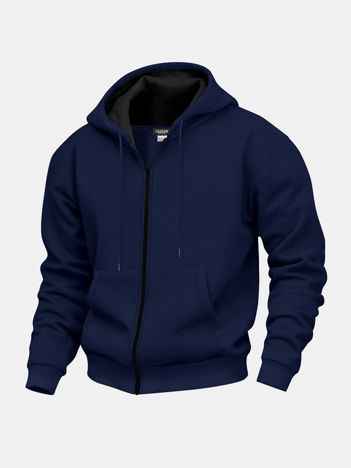 Men's Classic Everyday Zip-Up Hoodie Eleven Oasis