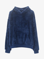Men's Plush Sherpa Fleece Hoodie Eleven Oasis