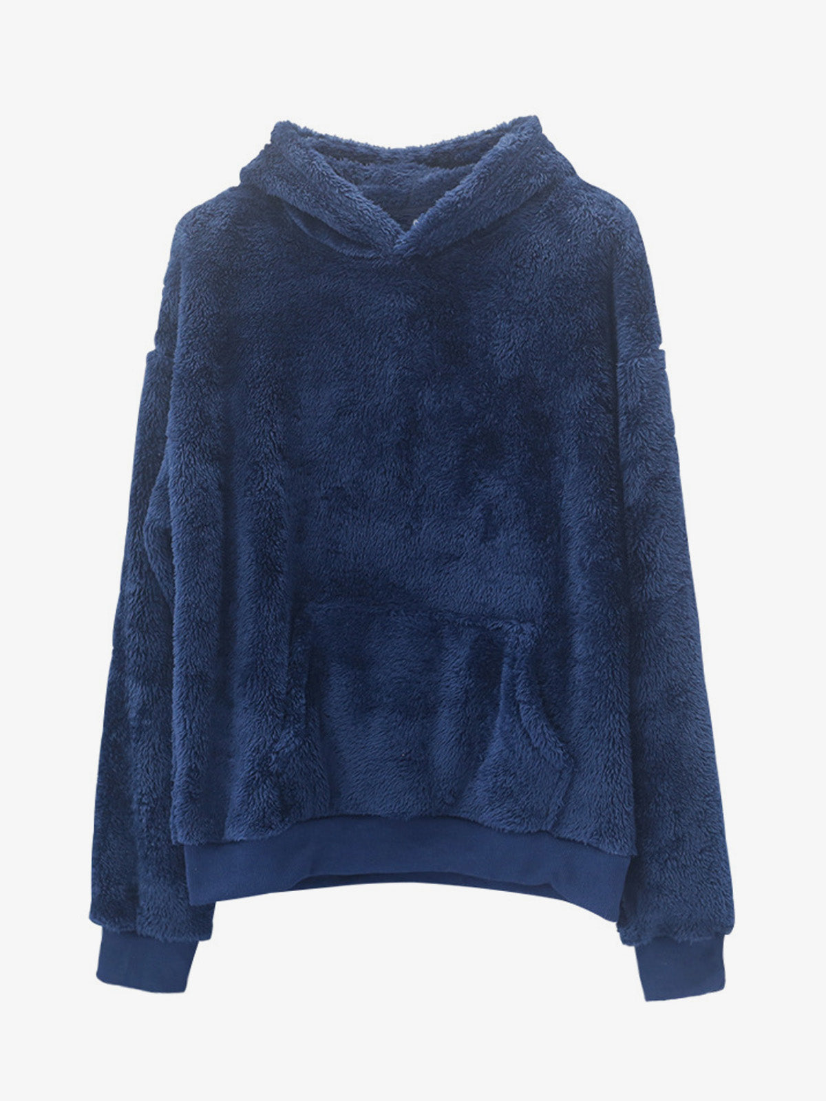 Men's Plush Sherpa Fleece Hoodie Eleven Oasis