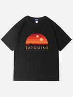 Star Wars Tatooine Twin Suns Vintage Cotton T-Shirt Eleven Oasis