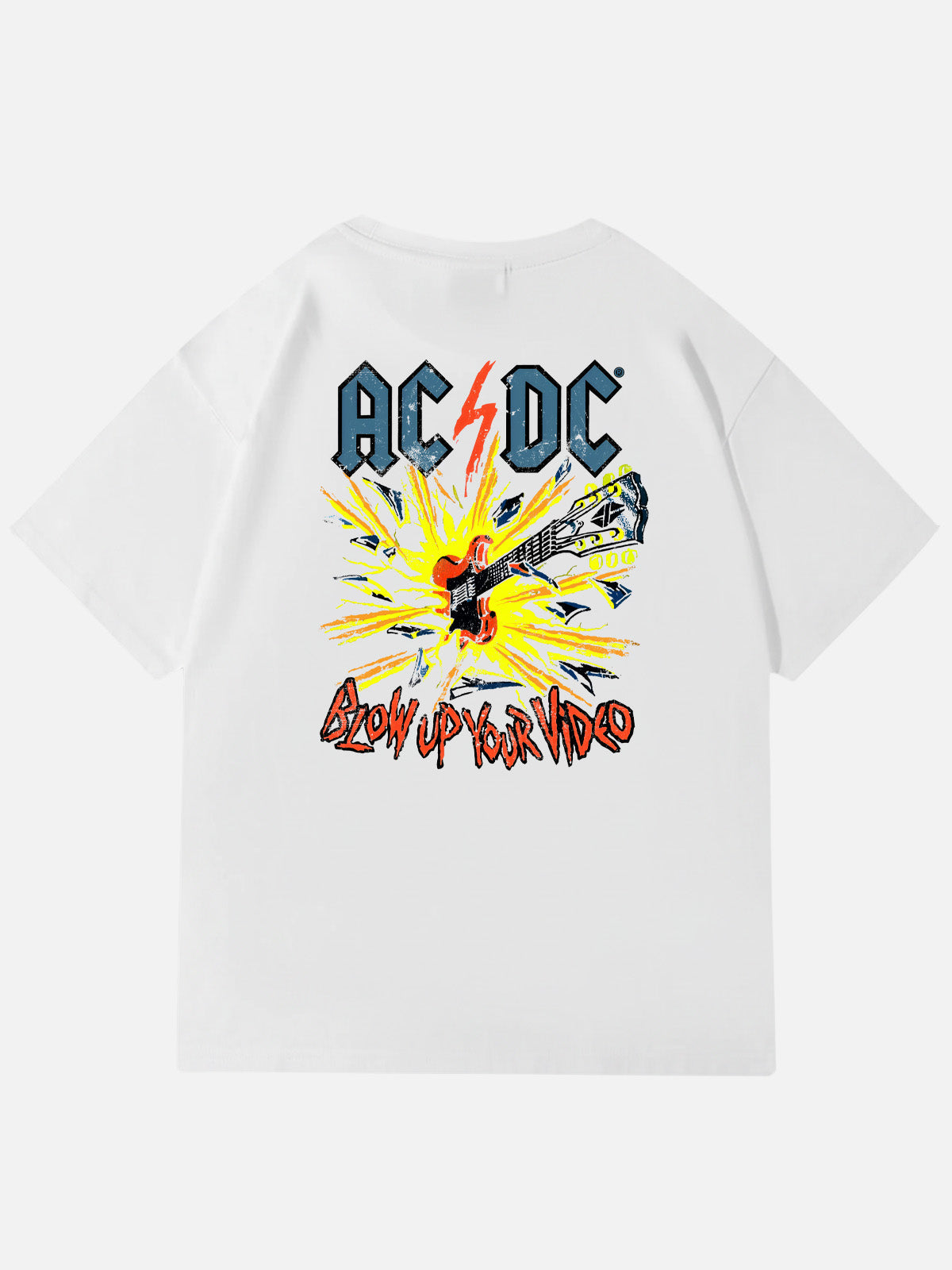 AC/DC Blow Up Your Video Vintage Band Cotton T-Shirt Eleven Oasis
