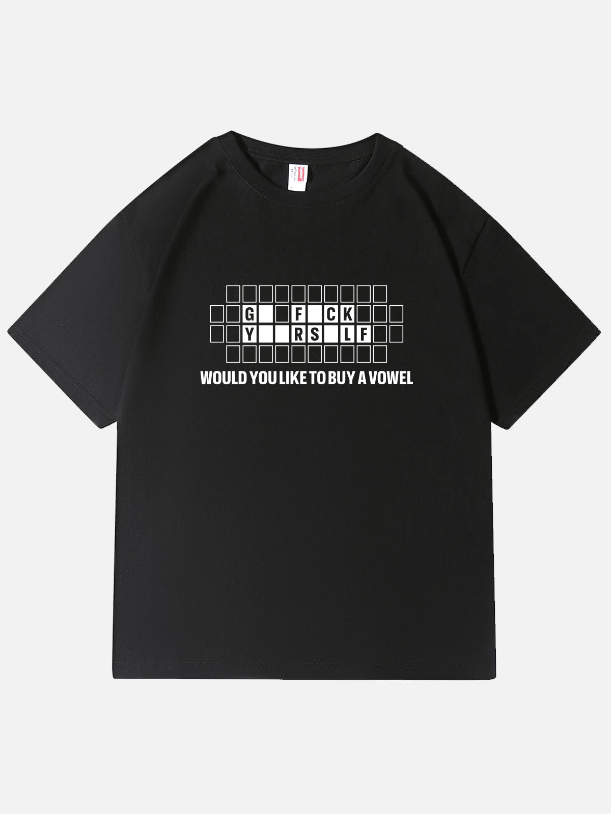 Wheel of Fortune Buy a Vowel Game Show Cotton T-Shirt Eleven Oasis