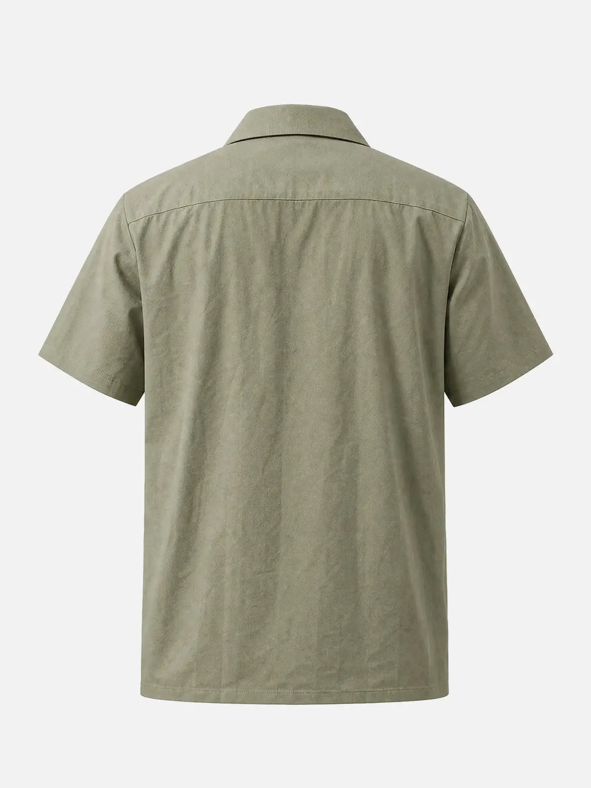 Men's Twin Snakeskin Panel Bowling Short Sleeve Shirt Eleven Oasis