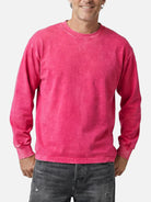 Men's Vintage Wash Long Sleeve T-shirt Eleven Oasis
