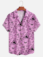 Men's Aliens Loch Ness Big Foot and More Short Sleeve Casual ShirtMens short sleeve shirts Big and tall Mens shirts Short sleeve shirts for men Mens 4xl shirts Casual short sleeve shirts
