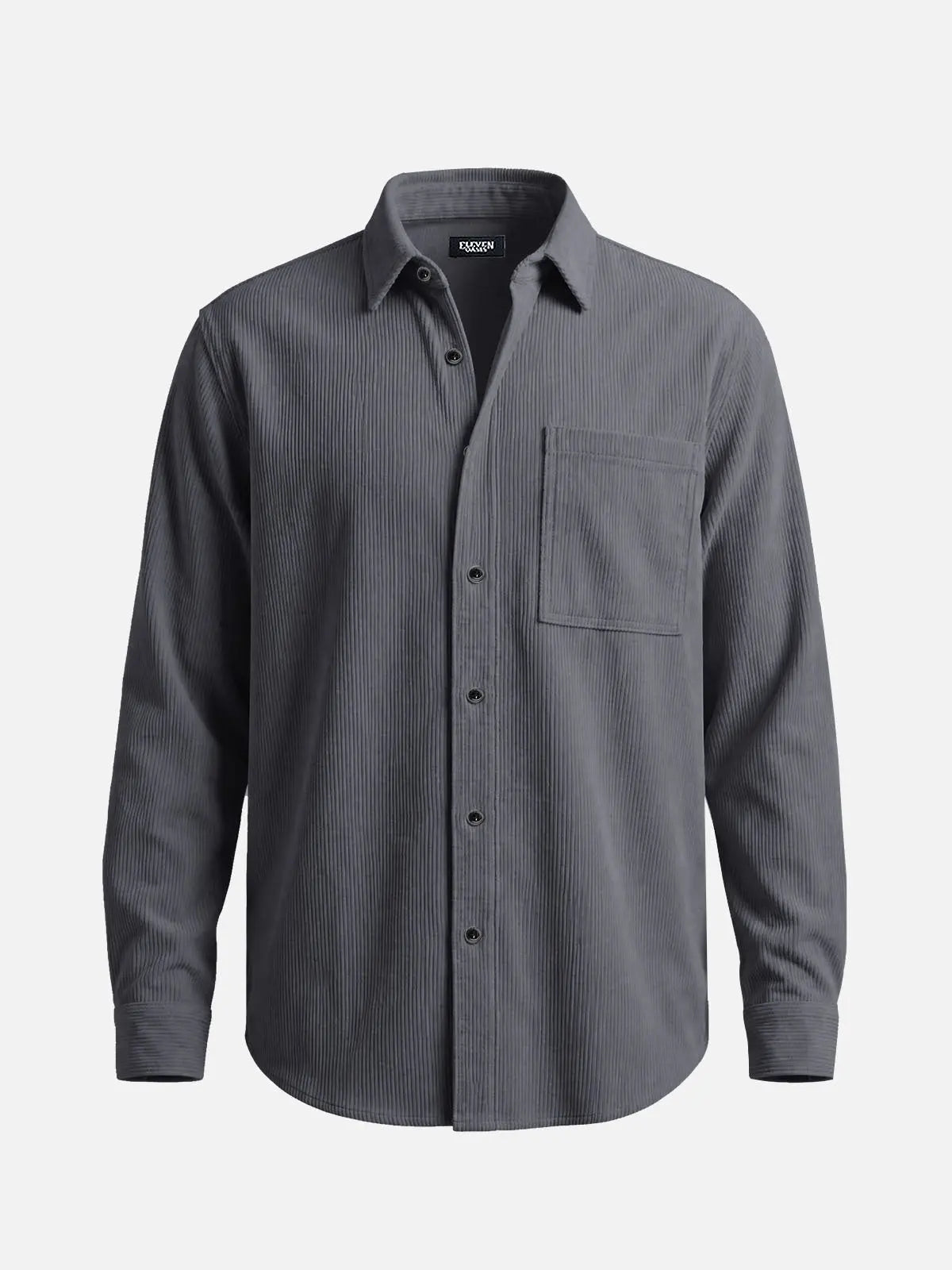Men's Vintage Corduroy Regular Fit Overshirt Eleven Oasis