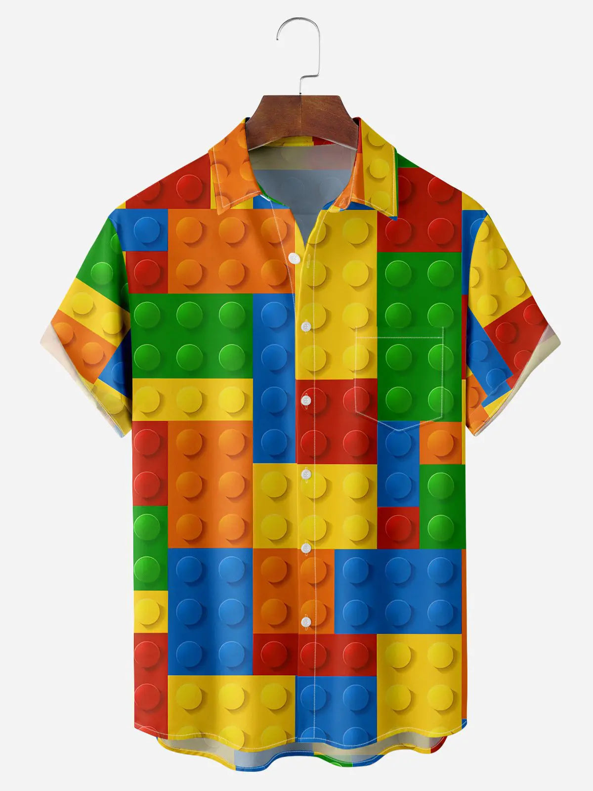 Men's Lego Short Sleeve Casual ShirtMens short sleeve shirts Big and tall Mens shirts Short sleeve shirts for men Mens 4xl shirts Casual short sleeve shirts