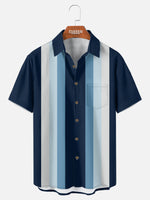 Tall Men¡¯s Retro Strike Bowling Short Sleeve Shirt Eleven Oasis