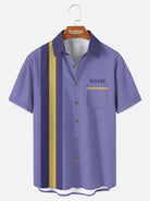 Men's Custom League Night Bowling Short Sleeve Shirt Eleven Oasis