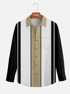 Men's Classic Bowling Style Long Sleeve Shirt Eleven Oasis