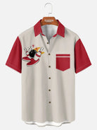 Tall Men's Custom Bowling Graphic Short Sleeve Shirt Eleven Oasis