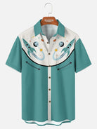 Men's Atomic Western Space Short Sleeve Shirt ElevenOasis
