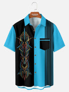 Men's Automotive Stripe Short Sleeve Shirt ElevenOasis
