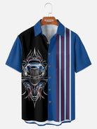 Men's Pinstripe Roadster Short Sleeve Shirt Eleven Oasis
