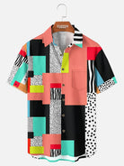 Men's Retro Pop Art Short Sleeve Shirt?