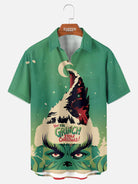 Tall Men's How the Grinch Stole Christmas Short Sleeve Shirt Eleven Oasis