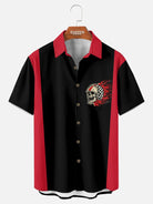 Men's Hot Rod Skull Racer Short Sleeve Shirt Eleven Oasis