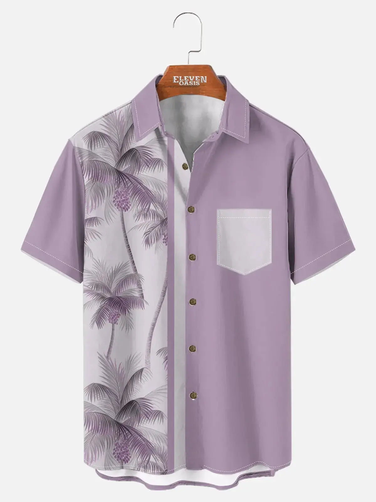 Men's Purple Casual Drawstring Shorts Eleven Oasis