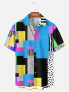 Men's Retro Pop Art Short Sleeve Shirt?