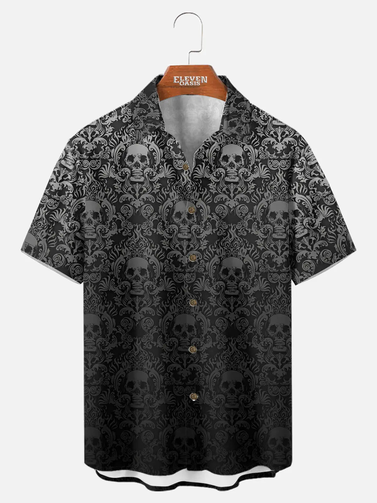 gothic dress men shirt white short sleeve ROMWE Men's Print Tie Sizing Information Punk Rave Mens Gothic Aristocrat