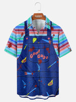 Tall Men's Chucky Good Guys Halloween Short Sleeve Shirt Eleven Oasis