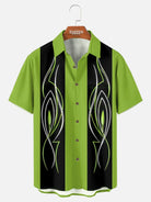 Men's Speed Shop Pinstripe Short Sleeve Shirt Eleven Oasis