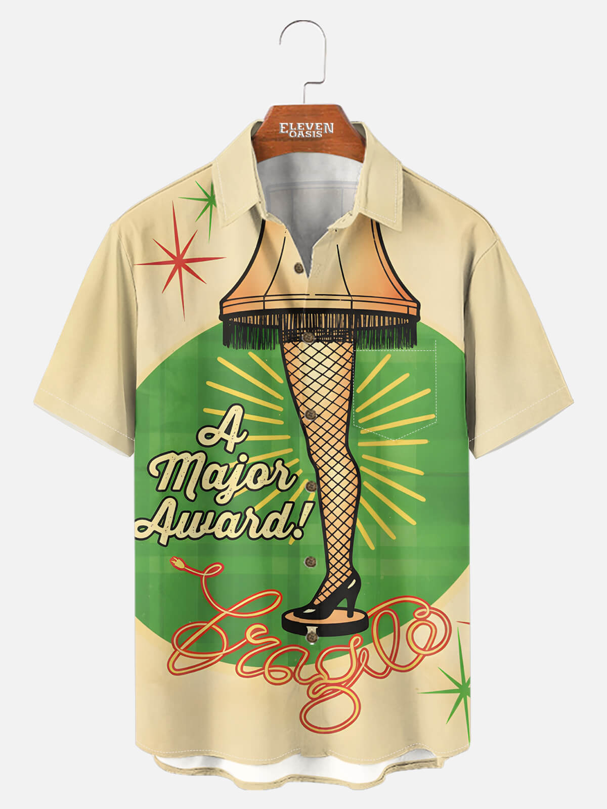 Men's Major Award Short Sleeve Shirt Eleven Oasis