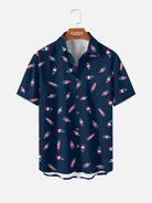 Tall Men's Patriotic Popsicle Short Sleeve Shirt Eleven Oasis