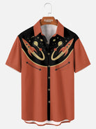 Men's Atomic Western Space Short Sleeve Shirt ElevenOasis