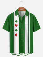 Men's Geometric Print Casual Short Sleeve Hawaiian Bowling Shirt ElevenOasis