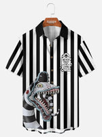 Tall Men's Beetlejuice Sandworm Halloween Short Sleeve Shirt Eleven Oasis